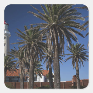 Uruguay, Maldonado Department, Punta del Este. 2 Square Sticker