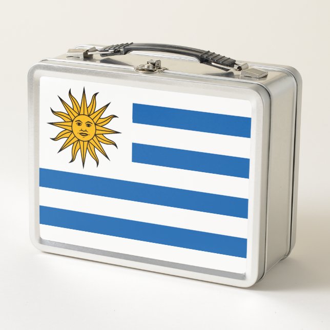 Uruguay Metal Lunch Box (Front)