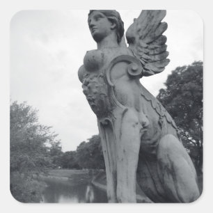 Uruguay, Montevideo, Barrio Prado, mythological Square Sticker
