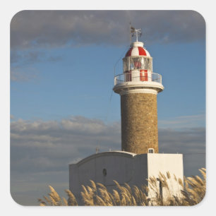 Uruguay, Montevideo Department, Montevideo. 3 Square Sticker