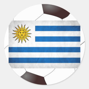 Uruguay National Flag Classic Round Sticker