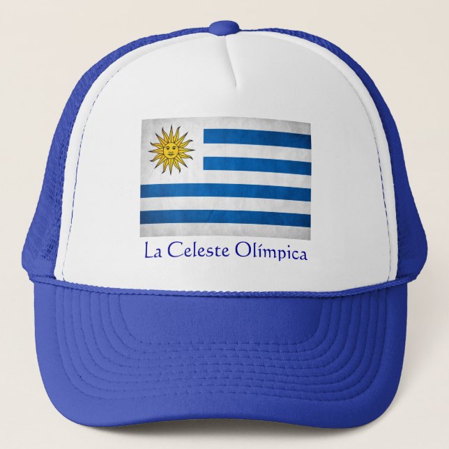 Uruguay National Flag Trucker Hat (Front)
