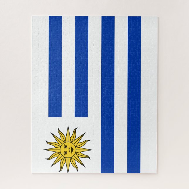Uruguay National World Flag Jigsaw Puzzle (Vertical)
