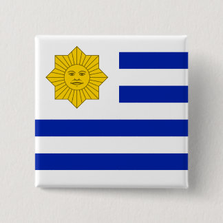 Uruguay (Oribe), United States flag 15 Cm Square Badge