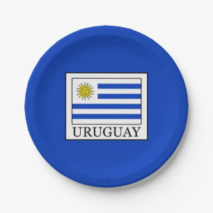 Uruguay Paper Plate