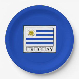 Uruguay Paper Plate