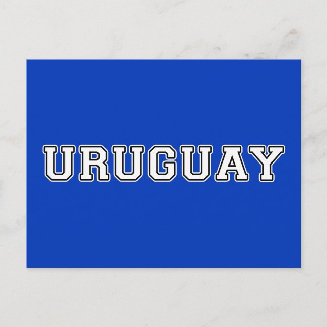 Uruguay Postcard (Front)