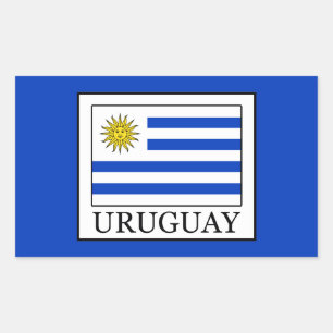 Uruguay Rectangular Sticker