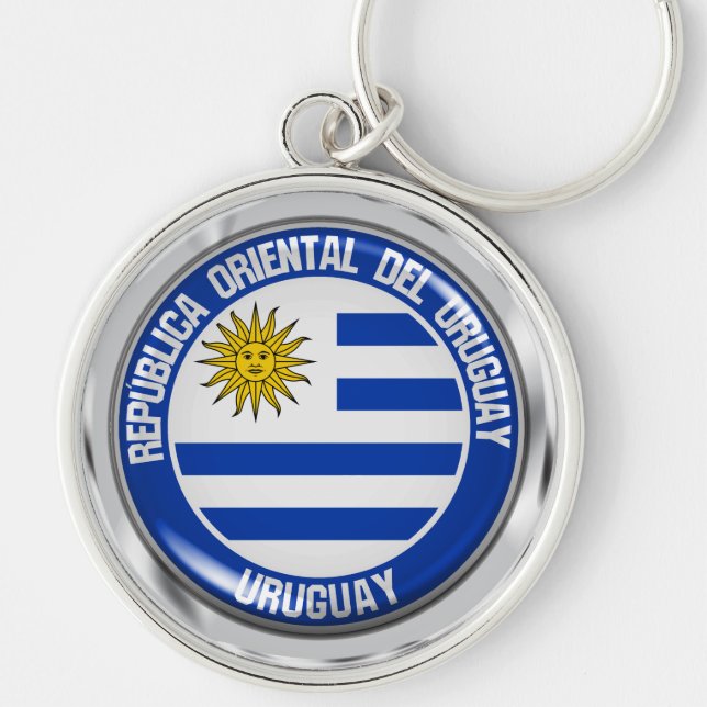 Uruguay Round Emblem Key Ring (Front)