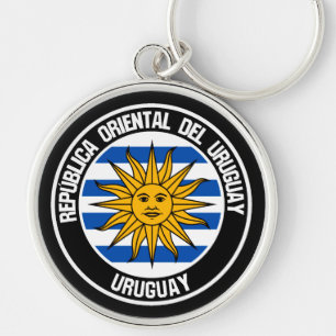 Uruguay Round Emblem Key Ring