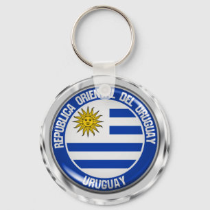 Uruguay Round Emblem Key Ring
