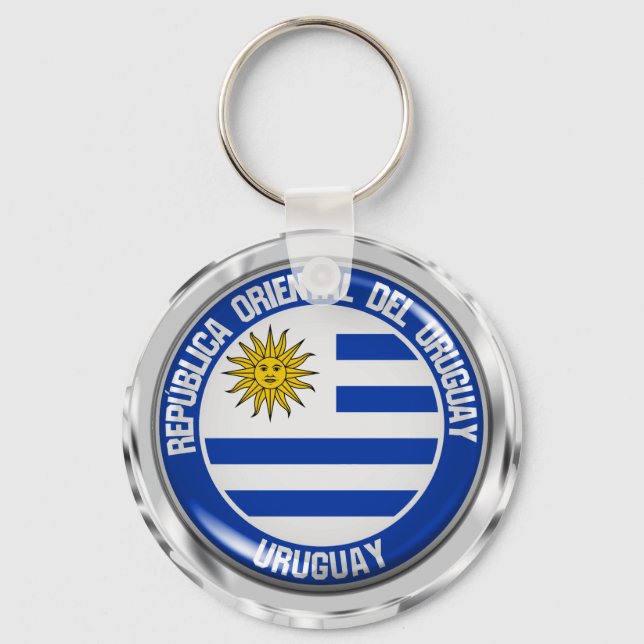 Uruguay Round Emblem Key Ring (Front)