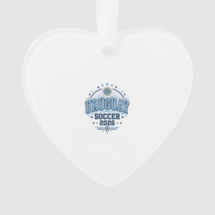Uruguay Soccer 2026 Soccer Bold Country Typography Ornament