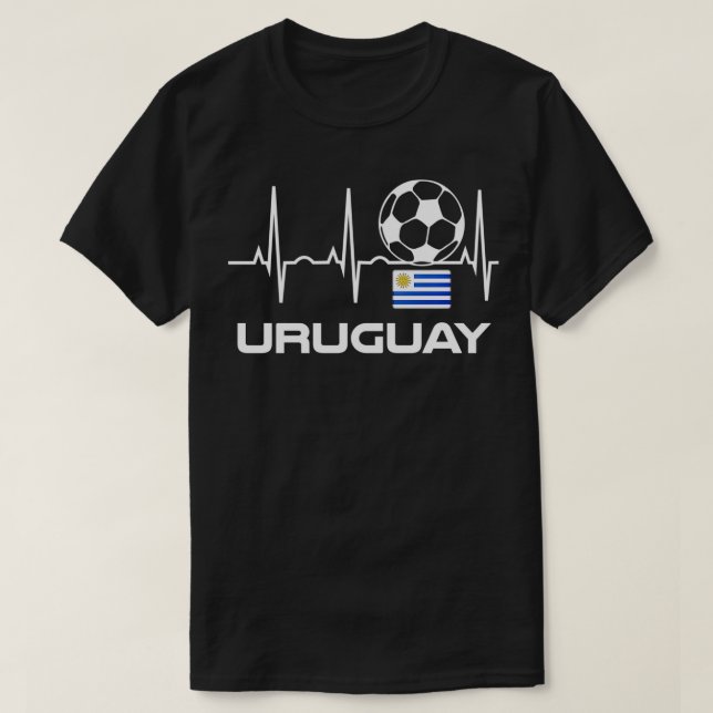 Uruguay Soccer Jersey   Uruguay Futbol  Gift  T-Shirt (Design Front)