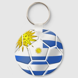 Uruguay Soccer T-shirts and gifts Key Ring