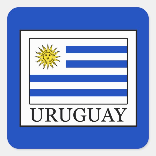 Uruguay Square Sticker (Front)