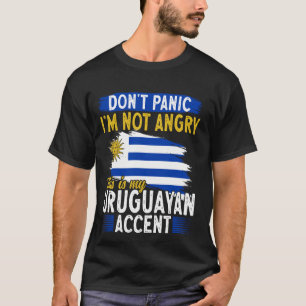 Uruguay This Is My Uruguayan Accent Uruguay Flag T-Shirt