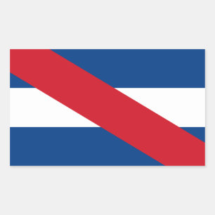 Uruguay/Uruguayan Artigas Flag Rectangular Sticker