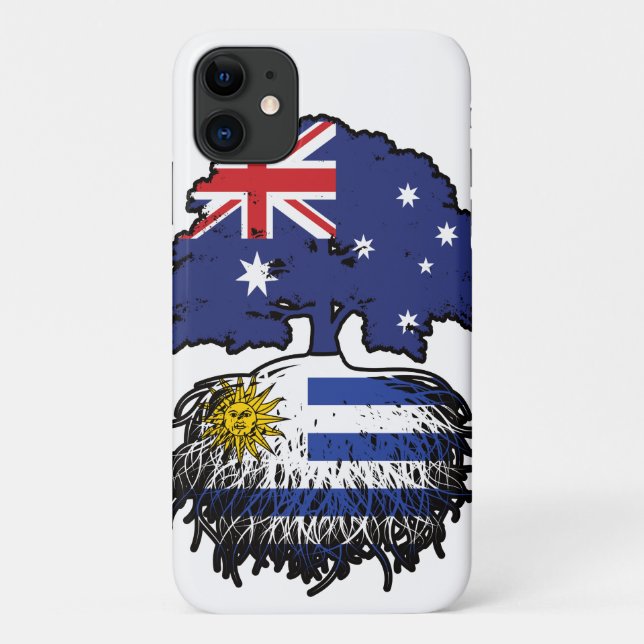 Uruguay Uruguayan Australian Australia Tree Roots Case-Mate iPhone Case (Back)