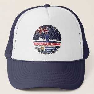 Uruguay Uruguayan Australian Australia Tree Roots Trucker Hat