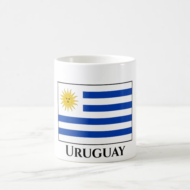 Uruguay (Uruguayan) Flag Coffee Mug (Center)