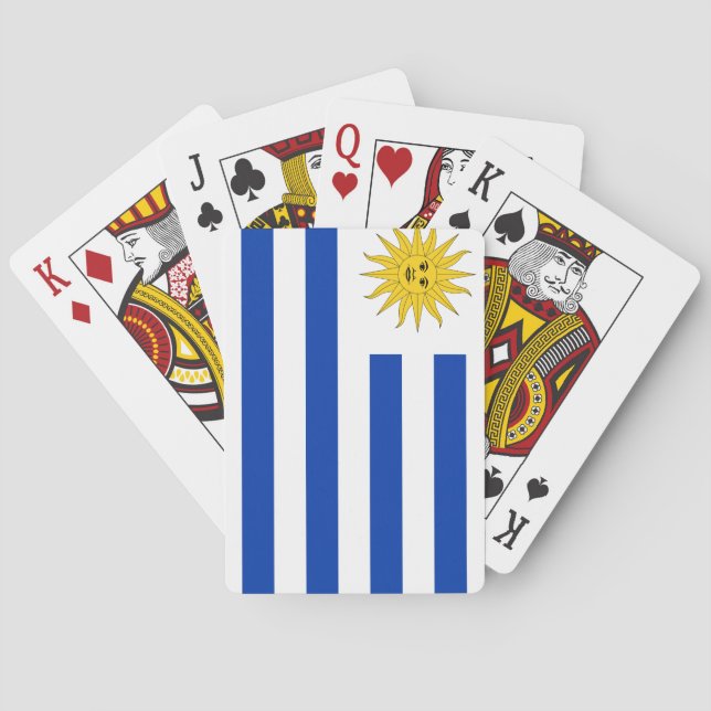 Uruguay (Uruguayan)  Flag Playing Cards (Back)