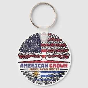 Uruguay Uruguayan US American USA United States Key Ring