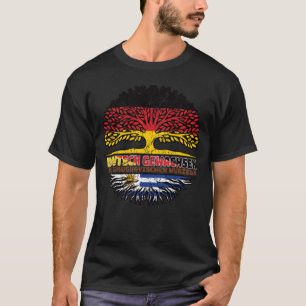 Uruguay Uruguayisch Deutsch Deutschland Baum T-Shirt