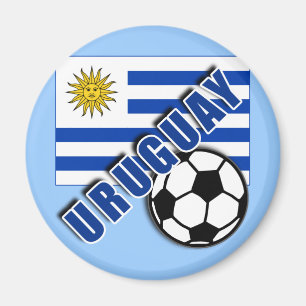URUGUAY World Soccer Fan Tshirts Magnet