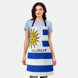 Uruguayan flag apron