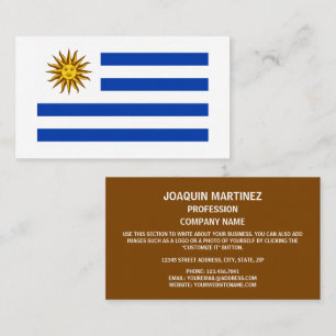 Uruguayan Flag, Flag of Uruguay Business Card