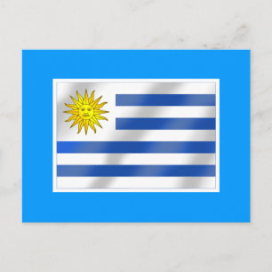 Uruguayan flag of Urugauy gifts and tees Postcard