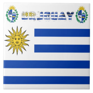 Uruguayan flag tile
