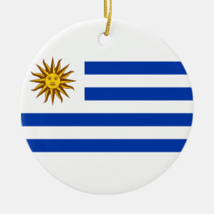 Uruguayan Flag (Uruguay) Ceramic Ornament