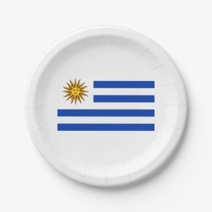 Uruguayan Flag (Uruguay) Paper Plate
