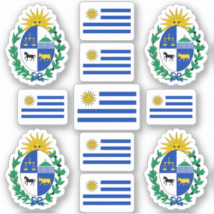Uruguayan state symbols / coat of arms and flag