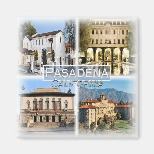US0131 America, United States, Pasadena, Fridge Magnet
