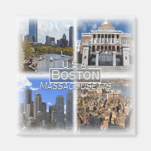 US0141 America, United States, Boston, Fridge  Magnet