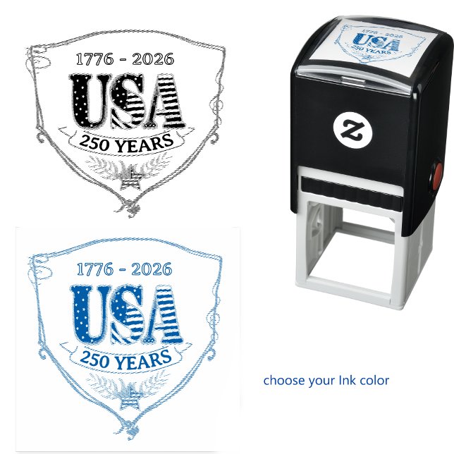 US 250 Years of Freedom Personalised Square Stamp (US 250 Years of Freedom Personalized Square Stamp)