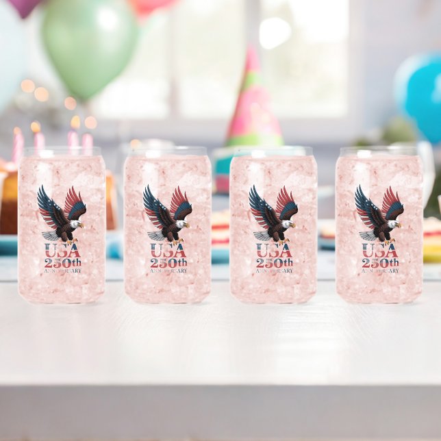 US 250th Anniversary  Can Glass (Insitu (Birthday))