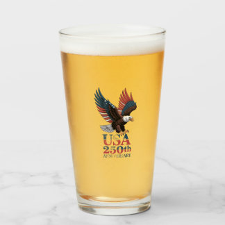 US 250th Anniversary Glass