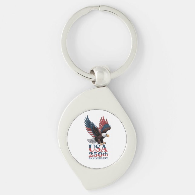 US 250th Anniversary  Key Ring (Front)