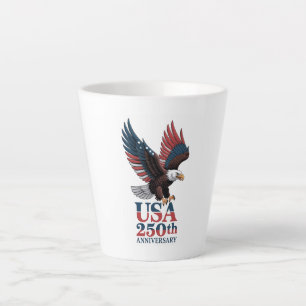 US 250th Anniversary  Latte Mug