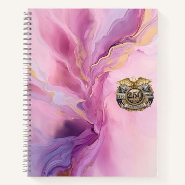 US 250th Anniversary  Notebook (Front)