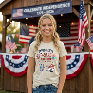 US 250th Anniversary Patriotic Gnome Women's Tri-Blend Shirt