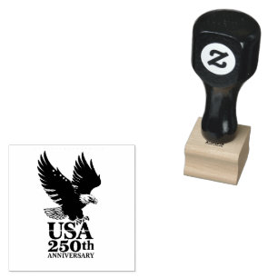 US 250th Anniversary Rubber Stamp