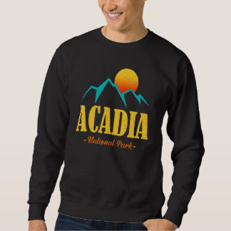 US Adventure Vintage Acadia National Park Souvenir Sweatshirt