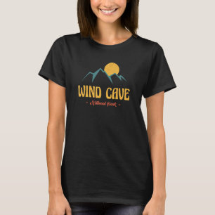 Us Adventure Vintage Wind Cave National Park Souve T-Shirt