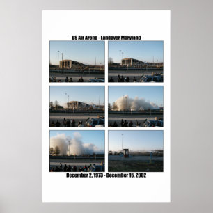 US Air Arena Implosion Poster