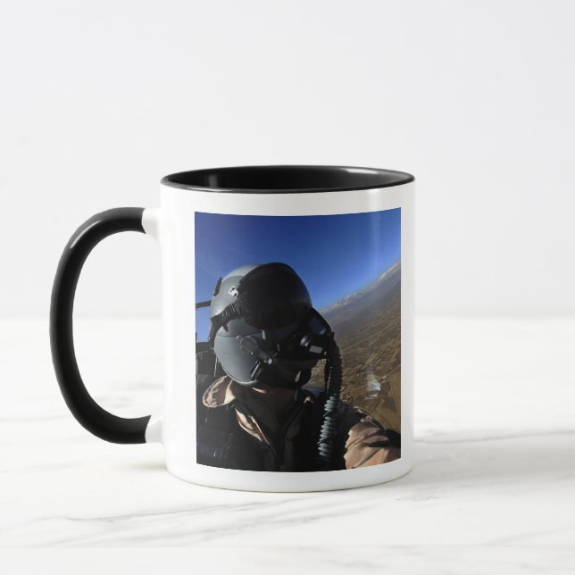 US Air Force Aerial Combat Photographer Mug (Left)